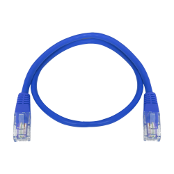 UTP Safire Kabel - Ethernet - Verbinder RJ45 - Kategorie 5E - 0.3 m - Blaue Farbe UTP1-03B SAFIRE 1 - Artmar Electronic & Securi