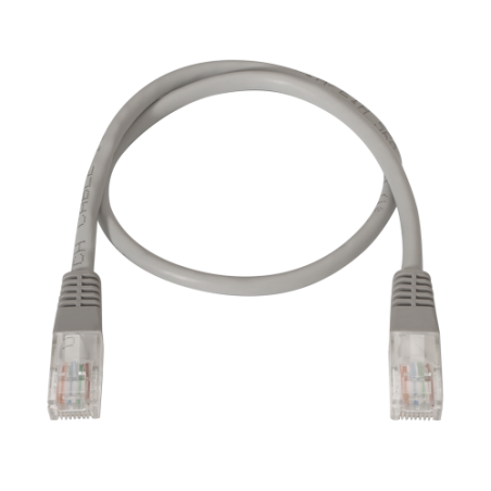 UTP Safire Kabel - Ethernet - Verbinder RJ45 - Kategorie 5E - 0.3 m - Graue Farbe UTP1-03G SAFIRE 1 - Artmar Electronic & Securi