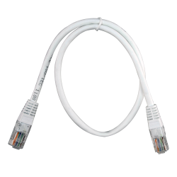 UTP cable - Ethernet - RJ45 connector - Category 5E - 0.5 m - White color UTP1-05W SAFIRE 1 - Artmar Electronic & Security AG
