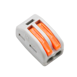 Safire - Conector de Cable - 1 Entrada y 1 Salida - Calibre del cable 28 ~ 12AWG - Sección 0.08 m²~ 4 mm² - 10 unidades CON-FAST