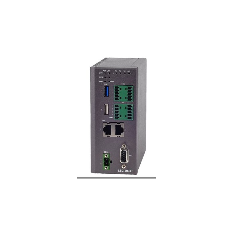 ALLNET DIN-RAIL / top hat rail PC LEC-3030T - Atom E3815 - 154726 - 1