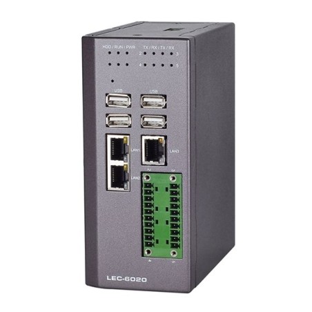ALLNET DIN-RAIL / top hat rail PC LEC-6020A - Atom N2600 - 154728 - 1