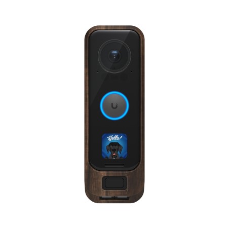Ubiquiti Unifi G4 Doorbell Pro Cover/for the G4 Doorbell Pro/ UACC-G4-DB-Pro-Cover-Wood - 228616 - 1