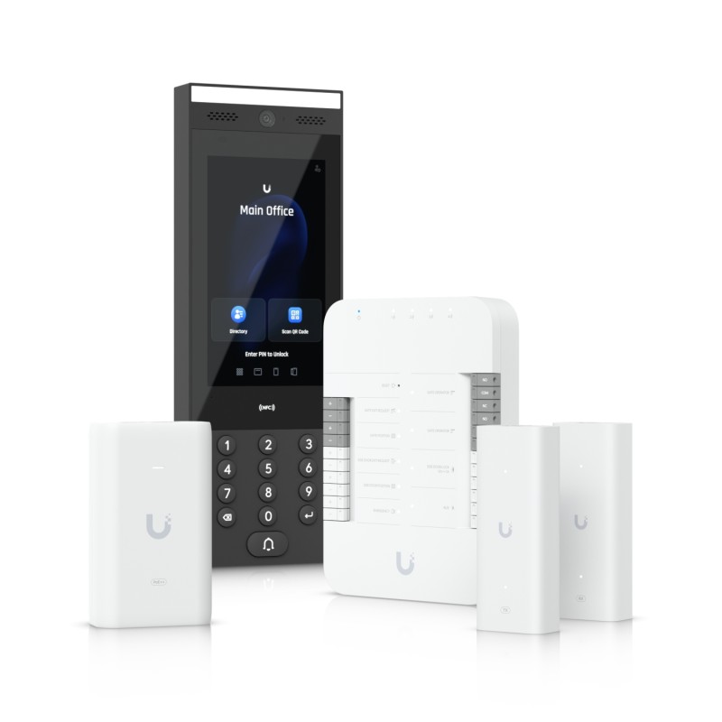 Ubiquiti UniFi Gate Access Starter Kit / (1) Gate Hub / PoE++ adapter / UA-SK-Gate - 232145 - 1