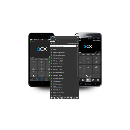 3CX Annual PBX Enterprise - 512SC - 139117 - 1