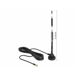 ALLNET GSM-Antenne 5dbi Magnet-Rundstrahlantenne für GSM/3G/LTE 3m - 136774 - 1