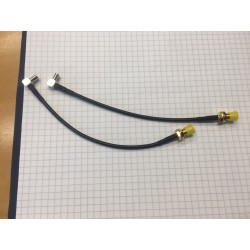 ALLNET Antenna Pigtail SMA (F) to TS9, 15cm, 2-pack - 141053 - 1