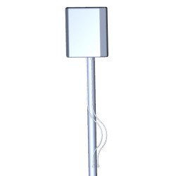 ALLNET ALL19103 / GSM antenna 4dbi MIMO flat patch LTE antenna - 149037 - 1