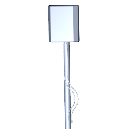 ALLNET ALL19103 / GSM antenna 4dbi MIMO flat patch LTE antenna - 149037 - 1