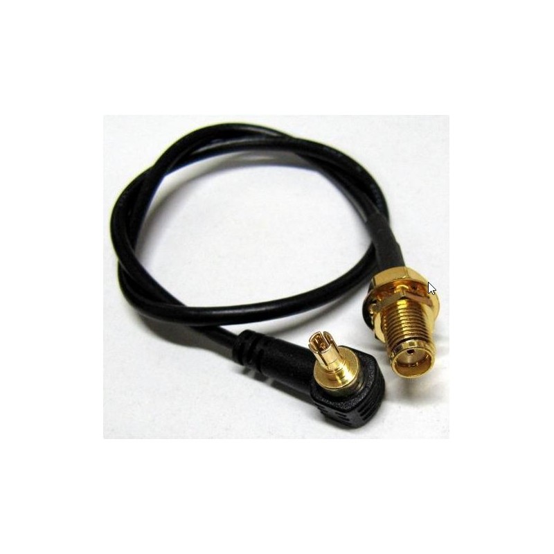 ALLNET Antenna Pigtail SMA (F) to CRC9, 15cm~35cm - 158572 - 1