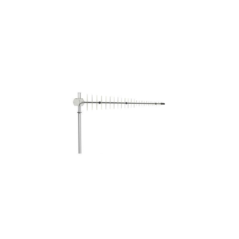 Poynting Antennas LTE/GSM Mast A-LPDA-0092 silver SMA (M) LoRa Helium 11dbi Yagi/Mast SMA-Male 7m cable - 1