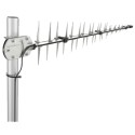 Poynting Antennas LTE/GSM Mast A-LPDA-0092 silver SMA (M) LoRa Helium 11dbi Yagi/Mast SMA-Male 7m cable - 1