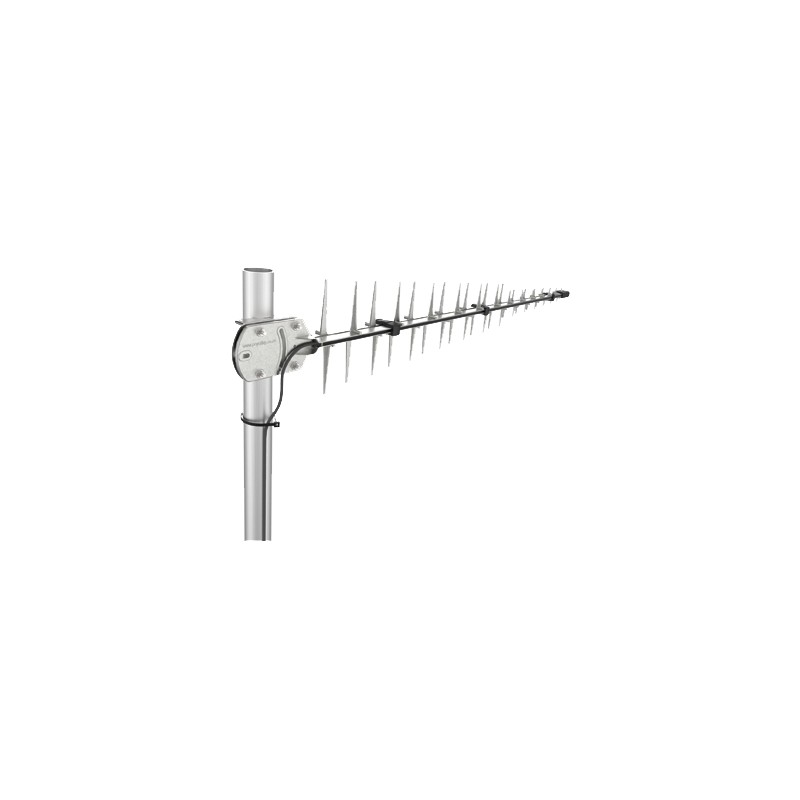 Poynting Antennas LTE/GSM Mast A-LPDA-0092 silver SMA (M) LoRa Helium 11dbi Yagi/Mast SMA-Male 7m cable - 1