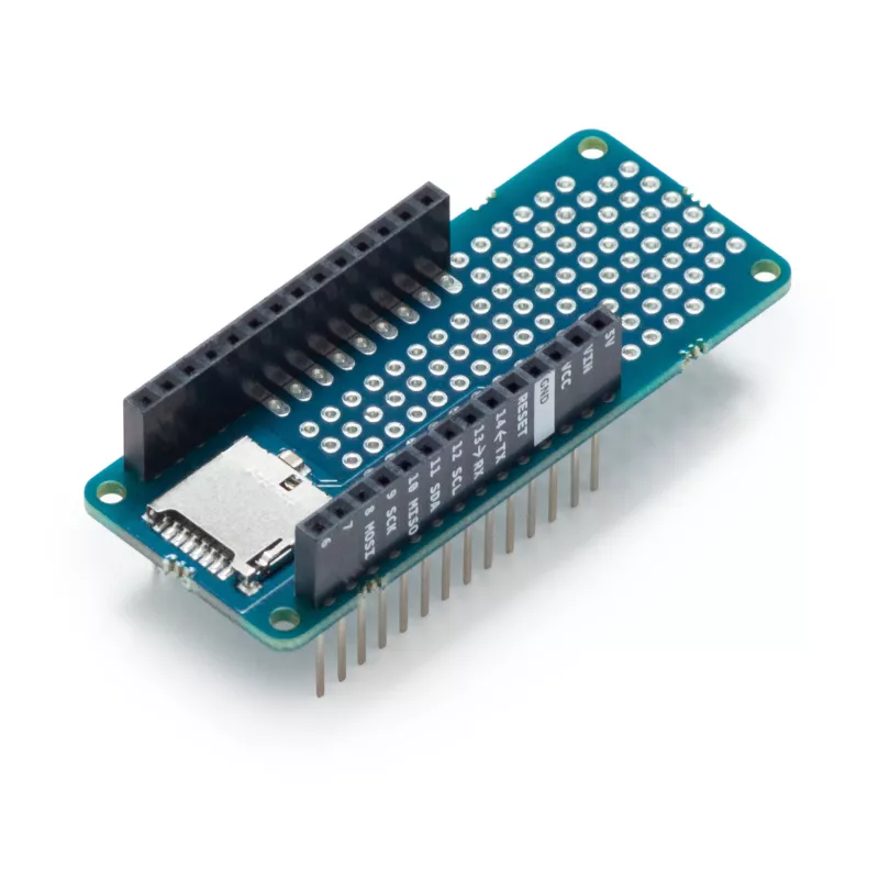 Arduino® Shield MKR SD Proto (SD card slot & prototyping) - 157628 - 1