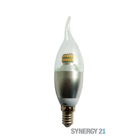 Synergy 21 LED Retrofit E14 Kerze 6W 360° WW geschweift - 98508 - 1