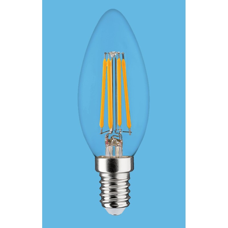 Synergy 21 LED Retrofit E14 candle clear 4.5W ww dimmable - 167035 - 1