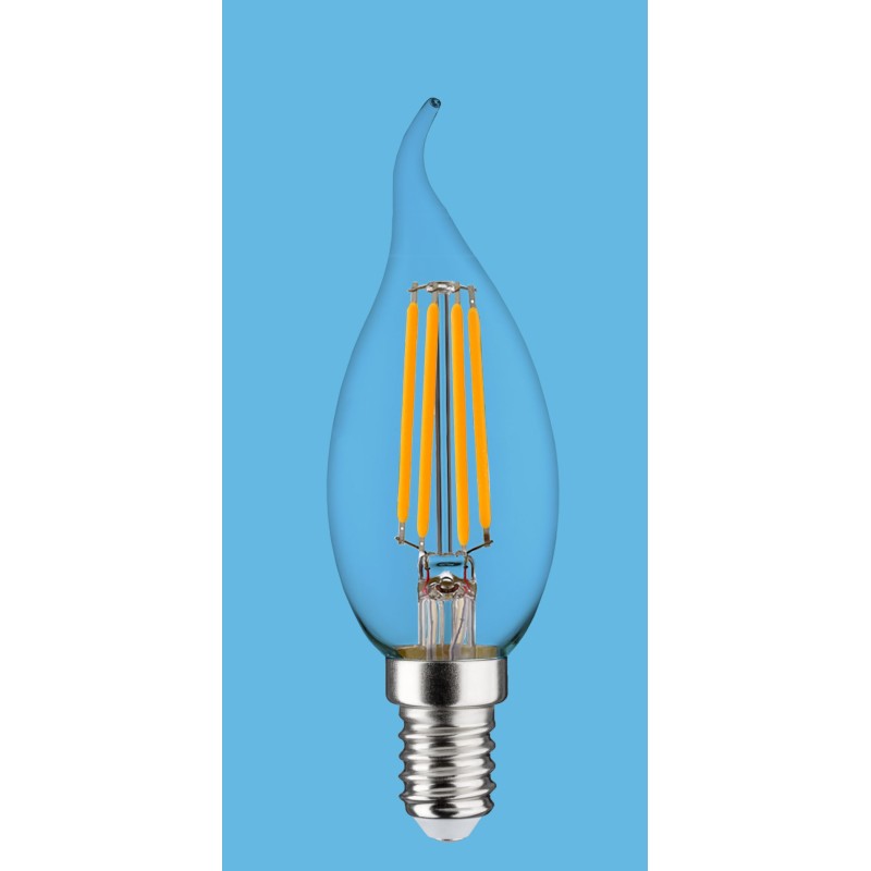 Synergy 21 LED Retrofit E14 candle clear curved 4.5W ww dimmable - 167040 - 1