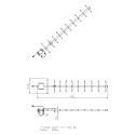 ALLNET Antenne 868MHz 12.5dbi Antenne (N-Female) YAGI ANT-868-12.5dbi-Yagi LoRA HELIUM IoT - 208619 - 4