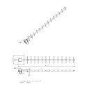 ALLNET Antenne 868MHz 14dbi Antenne (N-Female) YAGI ANT-868-14dbi-Yagi LoRA HELIUM IoT - 208821 - 4