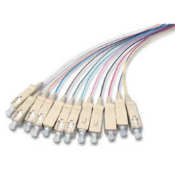 LWL-Pigtail-SC 50/125u,2mtr. OM2, 12-Pack, farbig - 62308 - 1