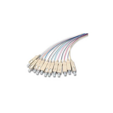 LWL-Pigtail-SC 50/125u,2mtr. OM2, 12-Pack, farbig - 62308 - 1