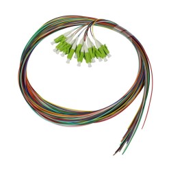 LWL-Pigtail-LC 50/125u, 2mtr. OM5, 12-Pack, farbig, Synergy 21, - 151074 - 1