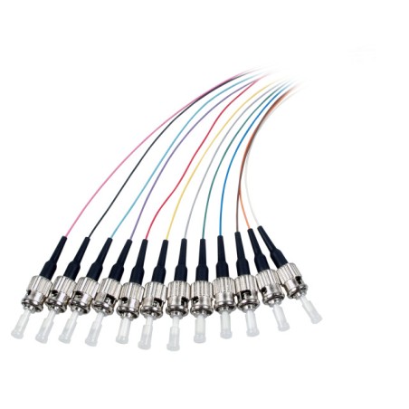 LWL-Pigtail-ST 50/125u,2mtr. OM4 12-Pack - 171090 - 1