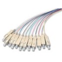 LWL Pigtail-SC 50/125u, 2mtr. OM4, 12-Pack, colored - 178066 - 1