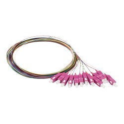 LWL-Pigtail-SC 50/125u, 2mtr. OM4, 12-Pack, farbig, Synergy 21, - 190090 - 1