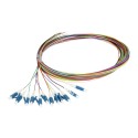 LWL-Pigtail-LC 9/125u, 2mtr. OS2, 12-Pack, farbig, G.657.A2, Synergy 21, - 207572 - 1