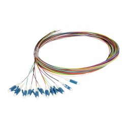 LWL-Pigtail-LC 9/125u, 2mtr. OS2, 12-Pack, farbig, G.657.A2, Synergy 21, - 207572 - 1