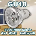 Synergy 21 LED Retrofit GU10 4x1W cw - 90800 - 1