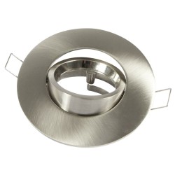 Synergy 21 LED Retrofit GU10 / GX5, 3 Deckeneinbausatz D01-silber - 124600 - 1
