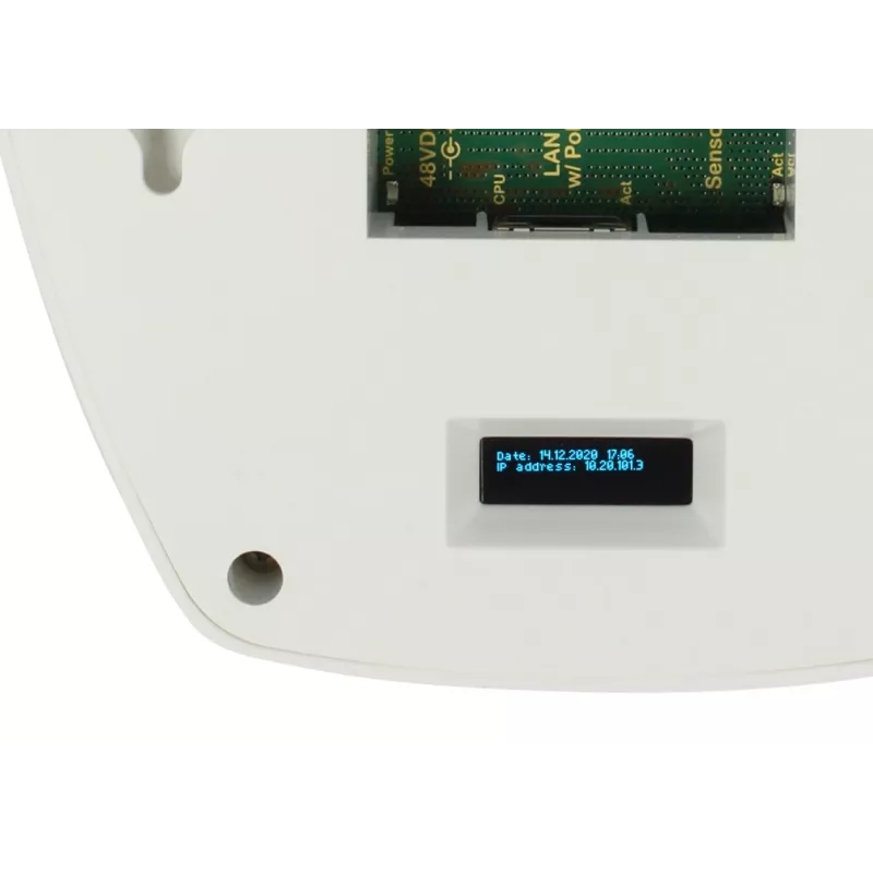 ALLNET CO2 ambient air light with RGBW LEDs / 1x MSR sensor port / LAN (PoE) & WIFI (power supply unit) - 192872 - 5