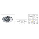 Synergy 21 LED Retrofit GU10 / GX5.3 ceiling installation kit D06-white - 124630 - 2