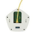ALLNET CO2 ambient air light with RGBW LEDs / 1x MSR sensor port / LAN (PoE) & WIFI (power supply unit) - 192872 - 6