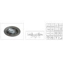 Synergy 21 LED Retrofit GU10 / GX5, 3 ceiling installation kit D07-silver - 124635 - 2