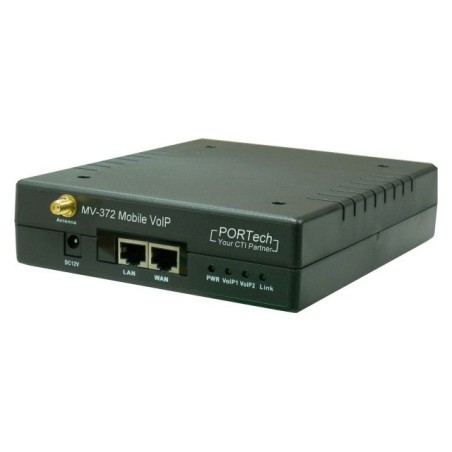 Portech GSM/UMTS - VoIP Gateway 2x SIM / 1x LAN MV-372-4G - 194984 - 1