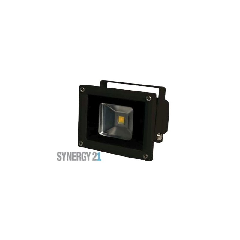 Synergy 21 LED Spot Outdoor Baustrahler 10W schwarzes Gehäuse - rot V2 - 128112 - 1