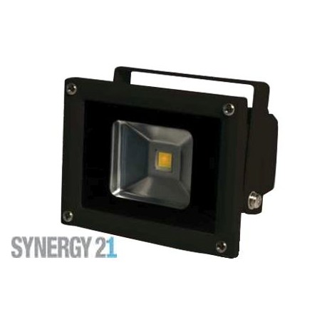 Synergy 21 LED Spot Outdoor Baustrahler 10W schwarzes Gehäuse - rot V2 - 128112 - 1