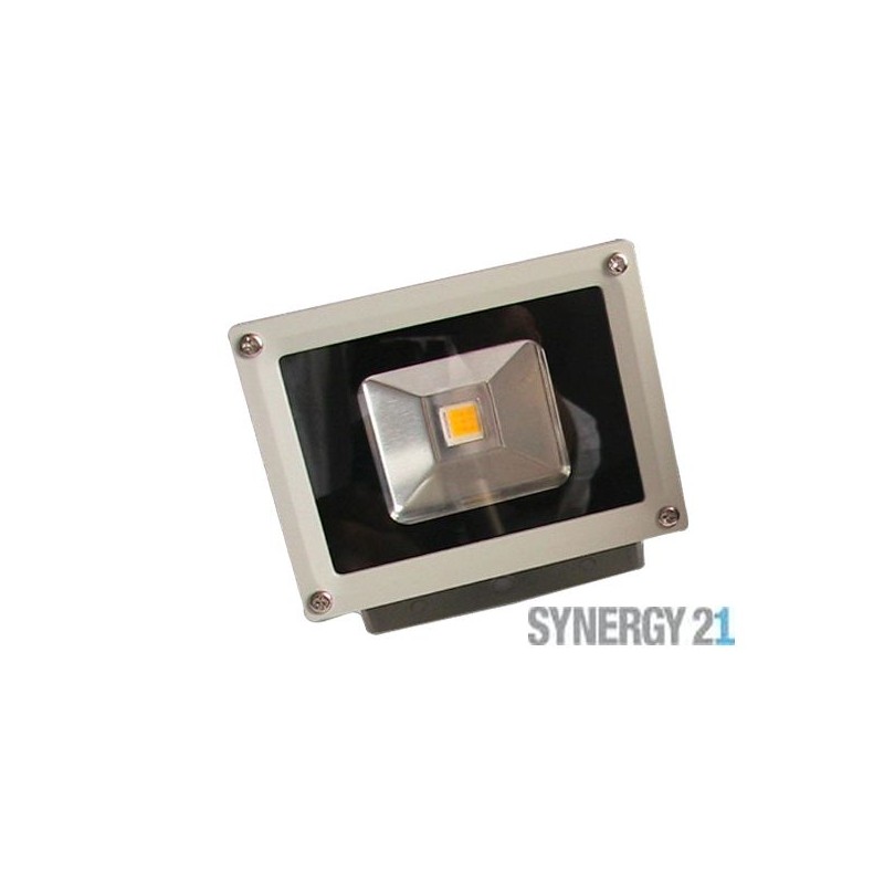 Synergy 21 LED Spot Outdoor Construction Spotlight 10W grey housing - yellow V2 - 128113 - 1