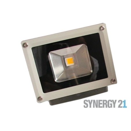 Synergy 21 LED Spot Outdoor Construction Spotlight 10W grey housing - yellow V2 - 128113 - 1