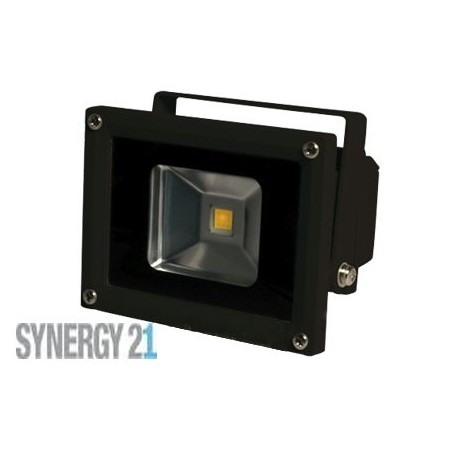 Synergy 21 LED Spot Outdoor Construction Spotlight 10W black housing - cold white V2 - 128122 - 1