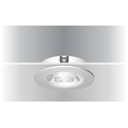 Synergy 21 LED Deckeneinbauspot Helios schwarz, rund, warmweiß - 182374 - 1