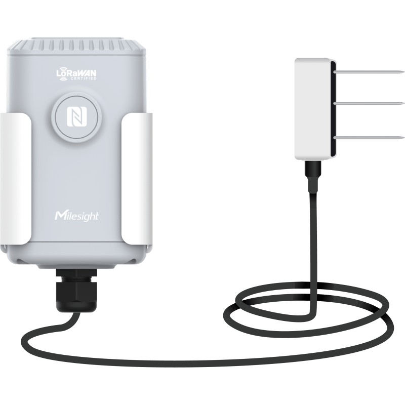 Milesight IoT Soil Moisture Temperature and Electrical Conductivity Sensor, EM500-SMTC-868M-MEC20 LoRaWAN / Moisture / Temp /
