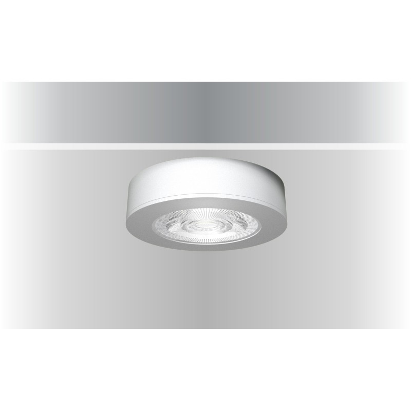 Synergy 21 LED ceiling recessed spot Helios white, round, surface-mounted frame - 182378 - 1