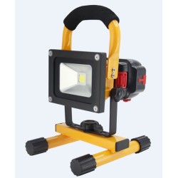 Synergy 21 LED AKKU Baustrahler 10W gelb/kaltweiß slider - 149871 - 1