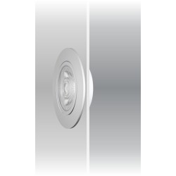 Synergy 21 LED Deckeneinbauspot Helios silber, rund+schwenkbar, neutralweiß - 182395 - 1
