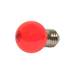 Synergy 21 LED Retrofit E27 Tropfenlampe G45 rot 1 Watt für Lichterkette - 124273 - 1