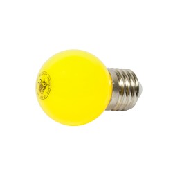 Synergy 21 LED Retrofit E27 Tropfenlampe G45 gelb 1 Watt für Lichterkette - 124274 - 1
